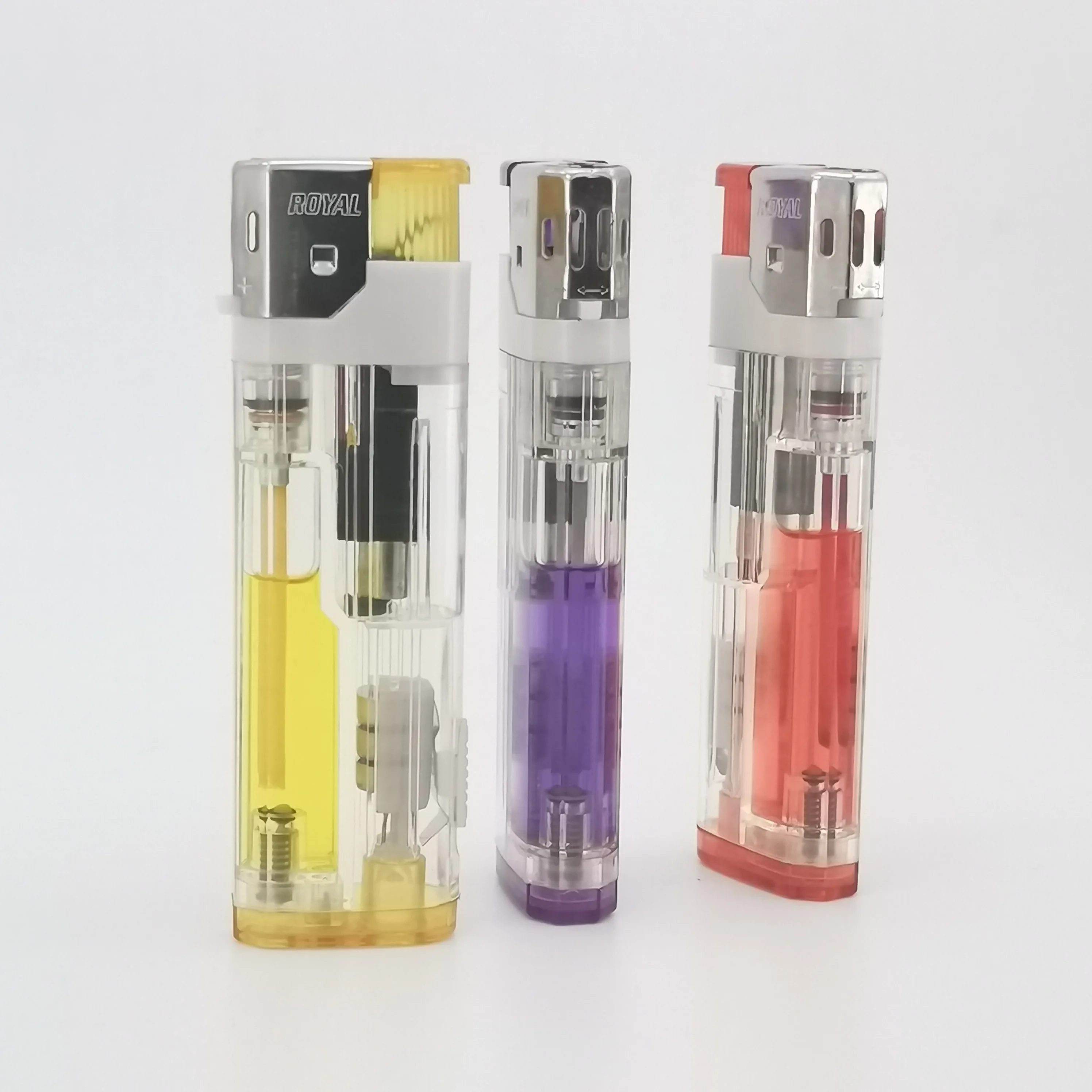 clear lighters / gasoline lighters / lighters vintage led lighter 2022 durable model 999 good sale