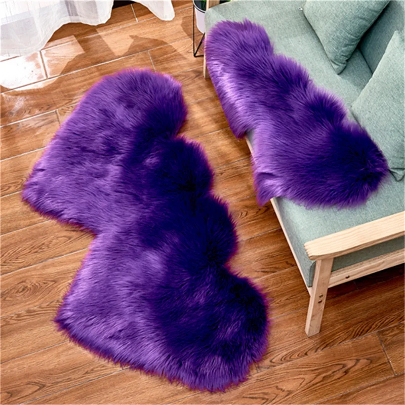Amazon hot sale fur Rug Siamese love Fluffy Plush Faux Fur carpet wholesale Area rugs Soft mat