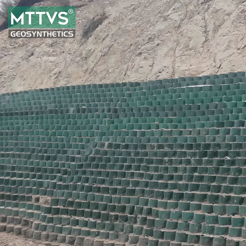 Защита склона дорожной дорожки, HDPE сотовая дорожка, пластиковый гравийный Стабилизатор geocell