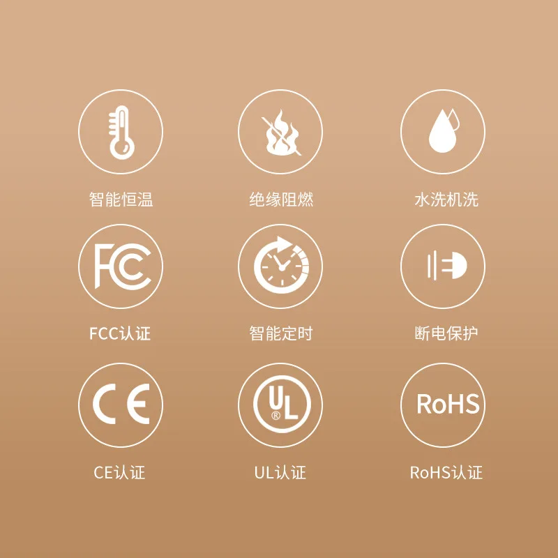 Heated Blanket Electric Throw Soft Fleece Electrical Blanket Composite Cure Under Bed Warmer Electric Throw Blanket Heating Pad