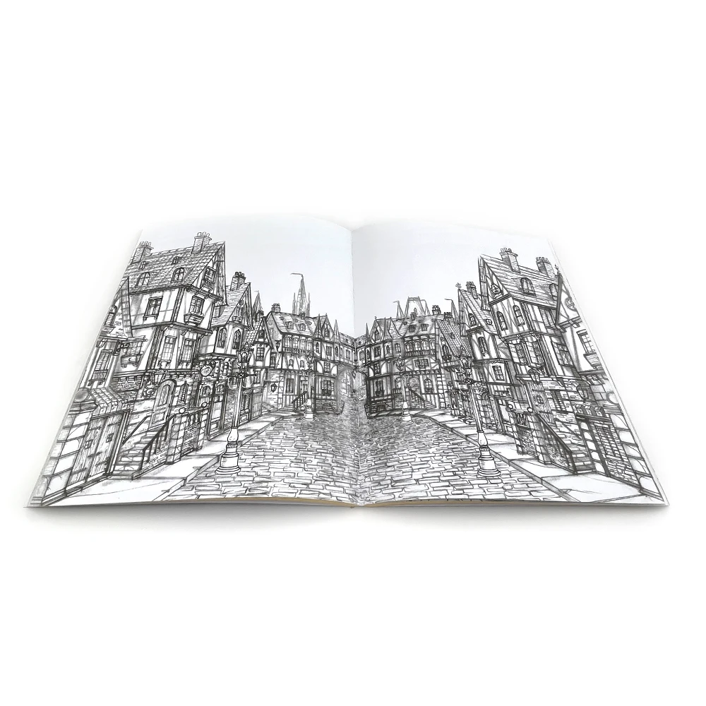 Children Coloring Book Printing Custom Kids Cartoon Drawing Book For Children Printing