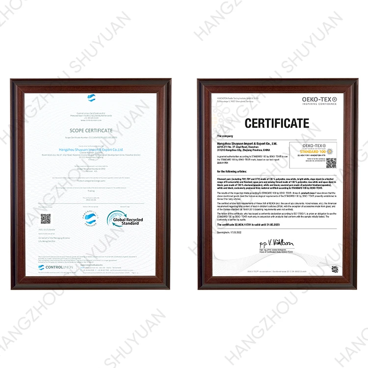 Singda 100% полиэфирная нить Fdy 100D/48F краска