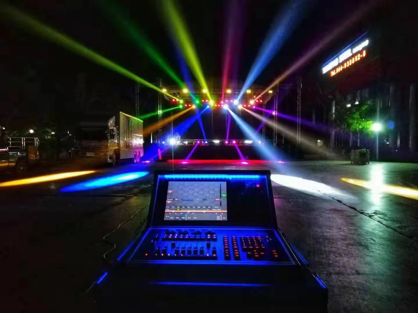 DMX 512 MIDI RGB электрический Fader командное крыло этап DJ управление светом консоль Pro диммер контроллер