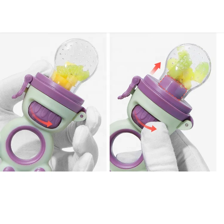 sell silicon material silicone fruit feeder for baby high quality silicone baby foood feeder