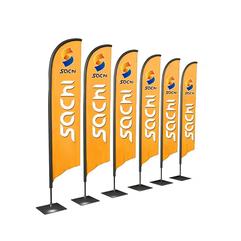 Advertising Print Promo Logo Beachflag Banners Feather Promote Flags Custom Beach Flag Banner Teardrop Flags Beachflags