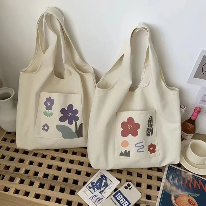 Cotton canvas bag in vietnam fashion classic cotton canvas tote bag custom muslim cotton bag