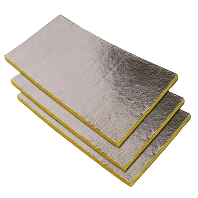 Glass Wool Centrifugal Fiberglass Wool Thermal Insulation Board Glass Wool Board With Reinforced Aluminum Foil