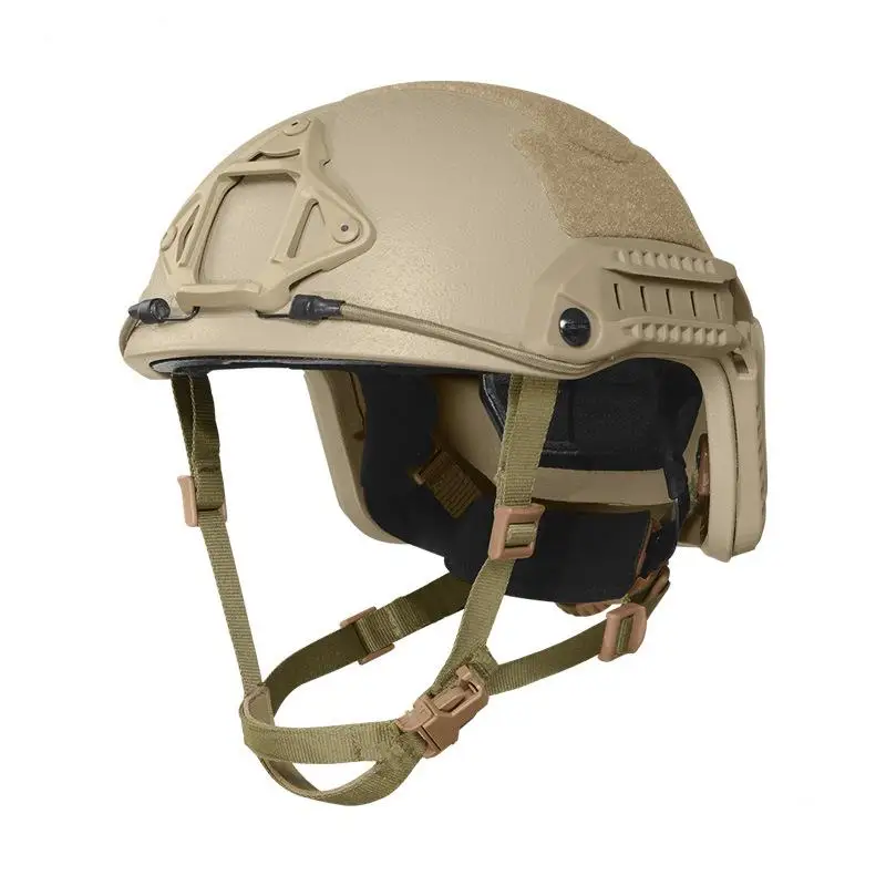 High-Density Aramid Fiber Kevlar Forest Fire Helmet with Ops-Core Fast System,UHMWPE Shell and Mich Tactical Helmet Design