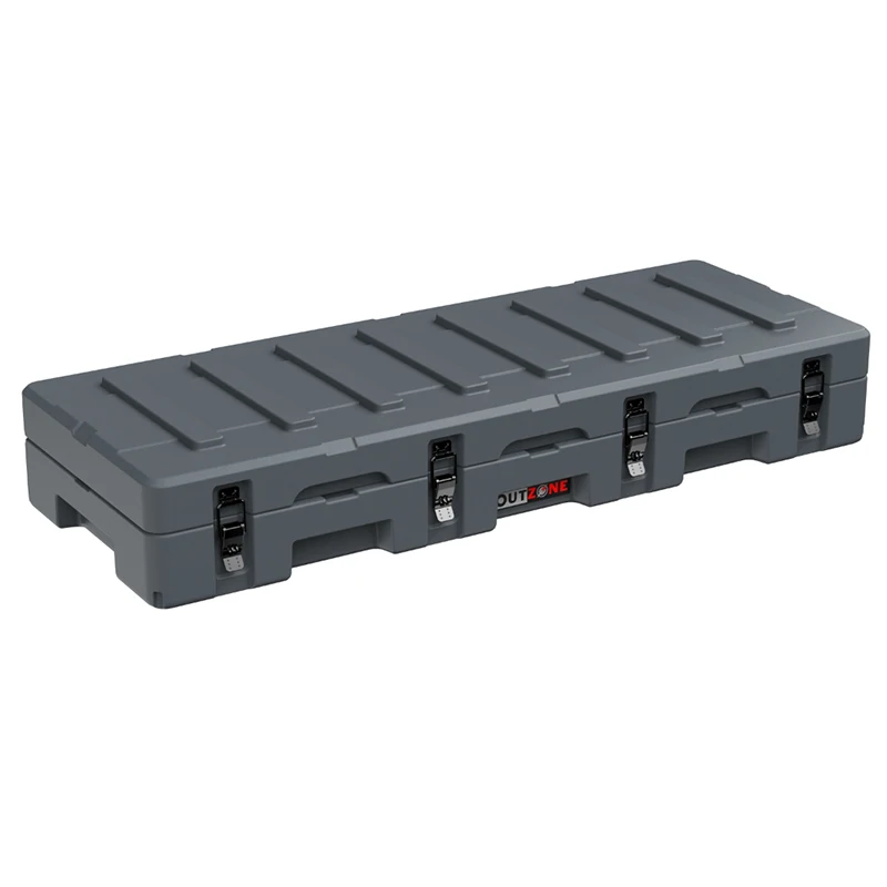 85L Rugged Case LLDPE Plastic Cargo Case Rotomolding Tool Box 4WD Storage box Roof Rack Low Profile Hard Case