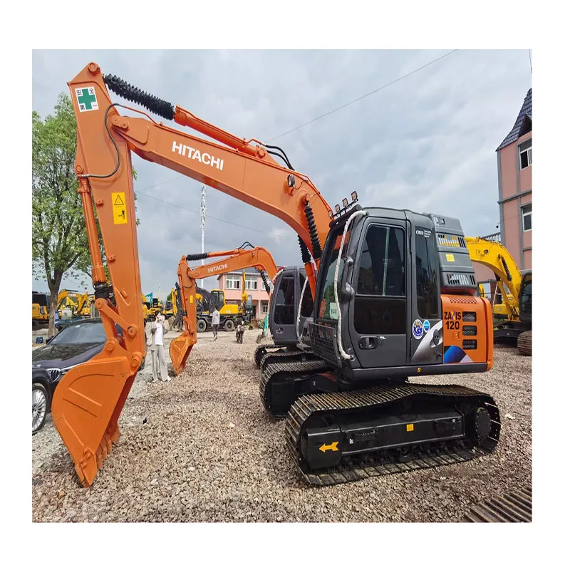 Хорошее качество 12 тонн Подержанная машина Hitachi 120 экскаватор б/у для продажи