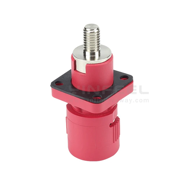 200 Amps  Plastic Isolated Fireproof Terminal Bolt-Model No.IF-FM6-SOM8-200A-C