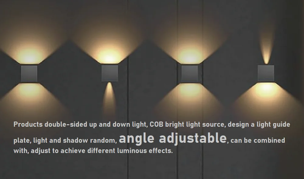 QF-248 Nordic Wall Light Waterproof Outdoor Porch Garden LED Wall Sconces Lighting Minimalist Wall Lamp