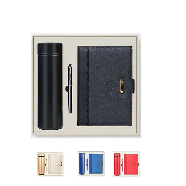 2020 vip advertising promotional water bottle business gift set luxury for corporate clients