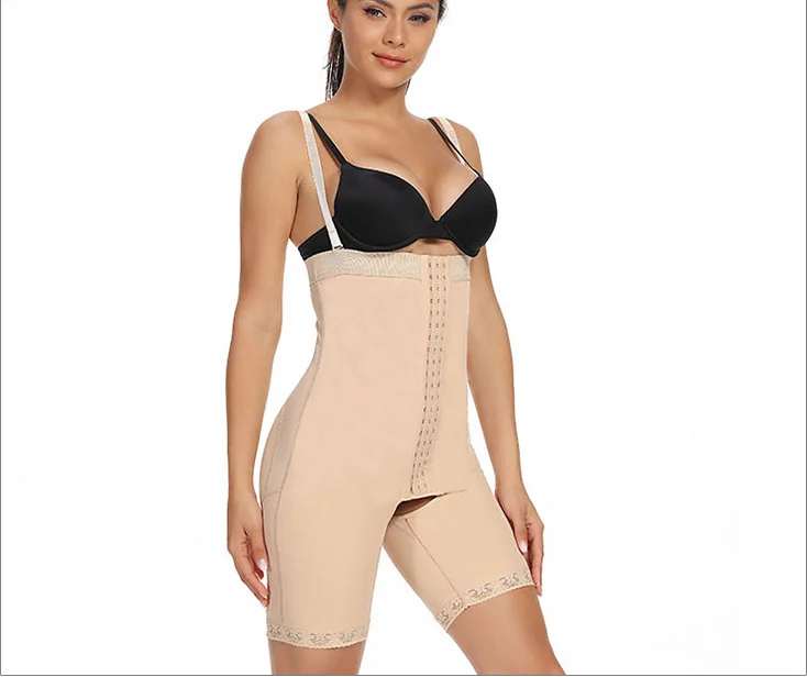 2021 Buttoning shapewear For Womenn 6XL Butt Lifter Panties Zipper Shapewear 360 Seamless Body Shaper