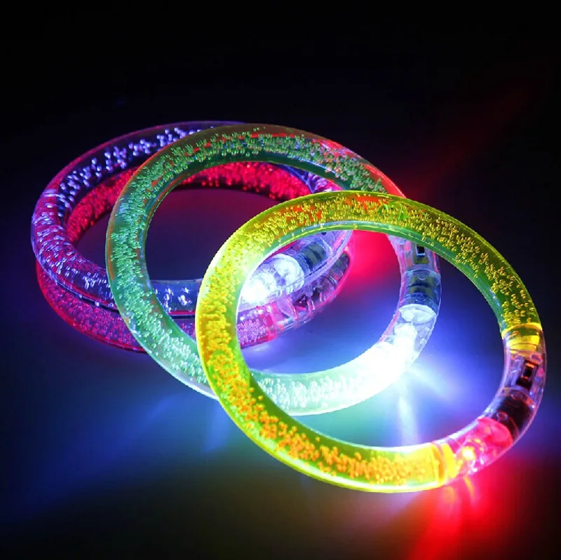 Wholesale Glow Sticks Bracelets Party Supplies For Kids And Adults Glow luminous Party Bracelet Led Slap Bracelet
