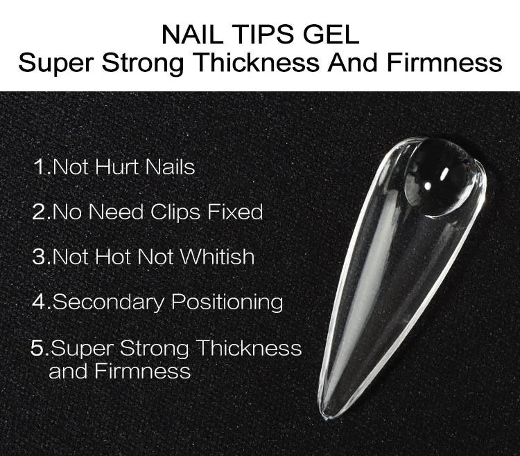 OEM Super Strong Hose Design Diamond Rhinestone LED Gel Nail Glue Adhesive Nail Decorations