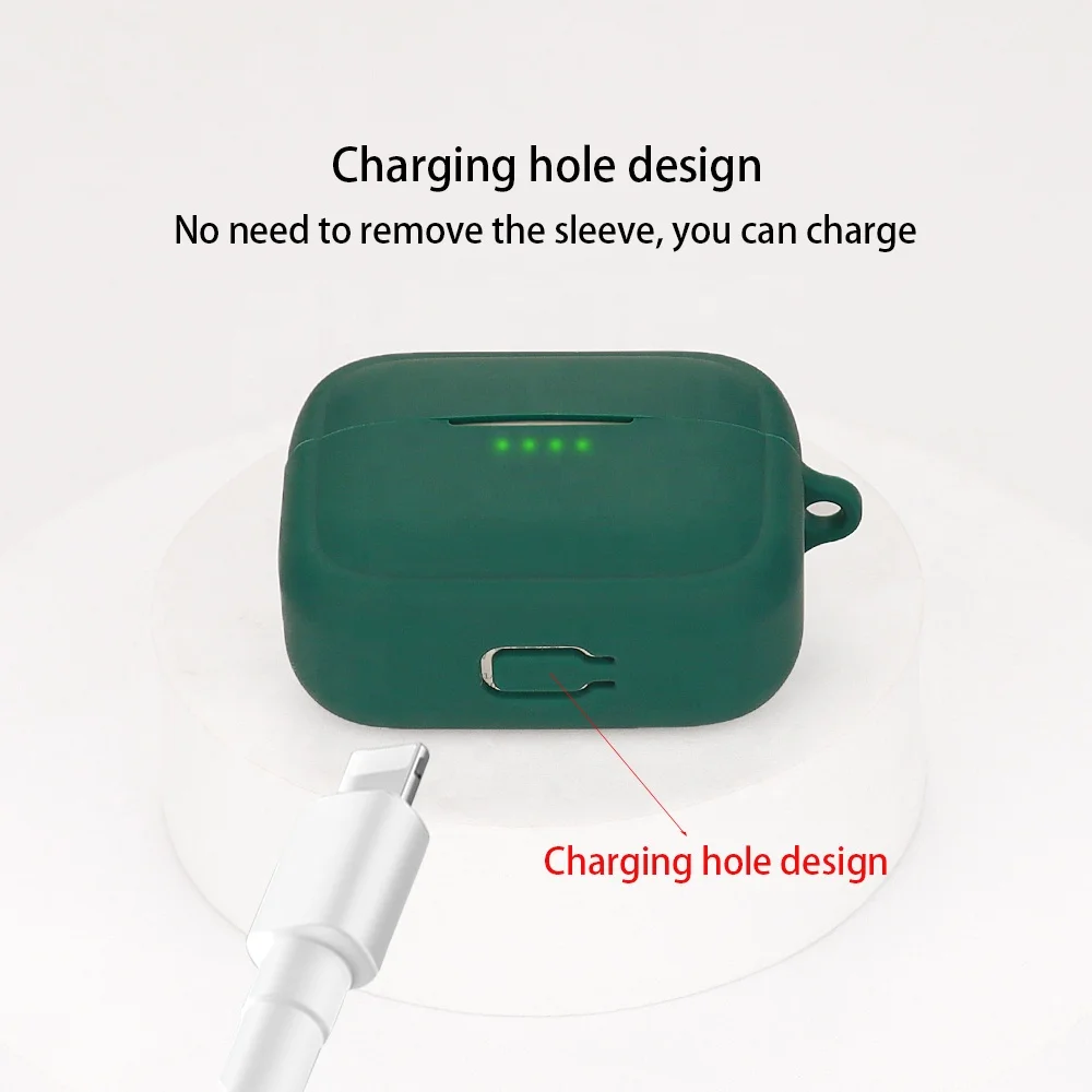 wholesale buds Case For Pana sonic RZ-C210WDGEW Wireless Headset Cover Silicone earphone case With Hook