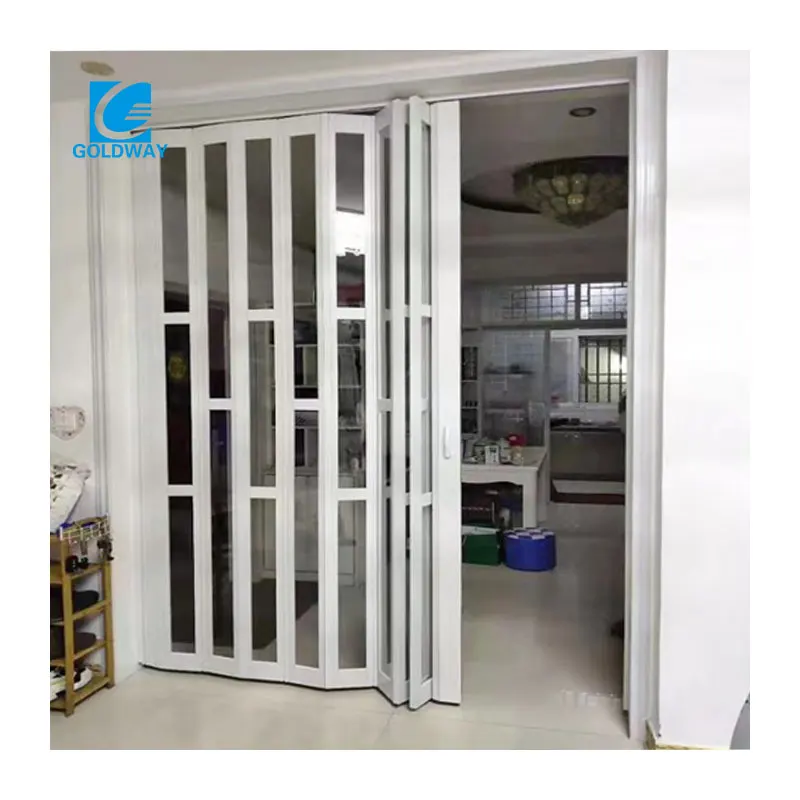 Good Quality hot sale Pvc accordion folding door for partition