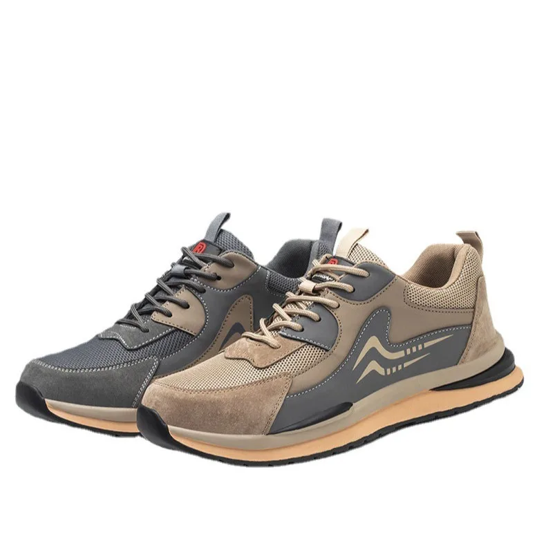 Comfortable Unisex Pure Leather Safety Shoes Waterproof Anti-Scald Anti-Slip ISO Supported Lightweight With PU Insole OEM/ODM
