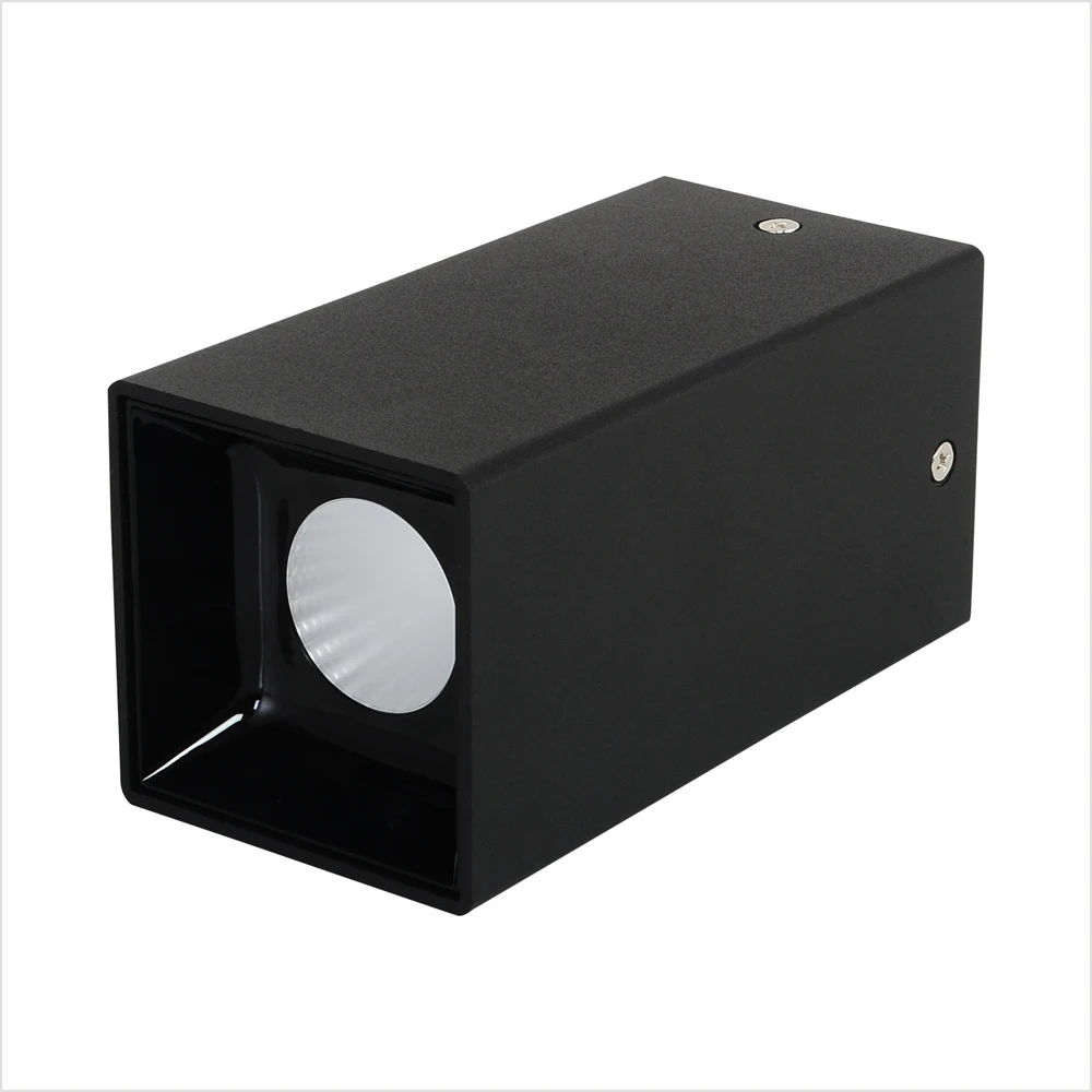 273-широкий диапазон мощности, поверхностный монтаж, светодиод COB, квадратная форма, потолочный светильник 3/3, 5/4 дюйма, 15 Вт-30 Вт, широкий угол луча 45 градусов