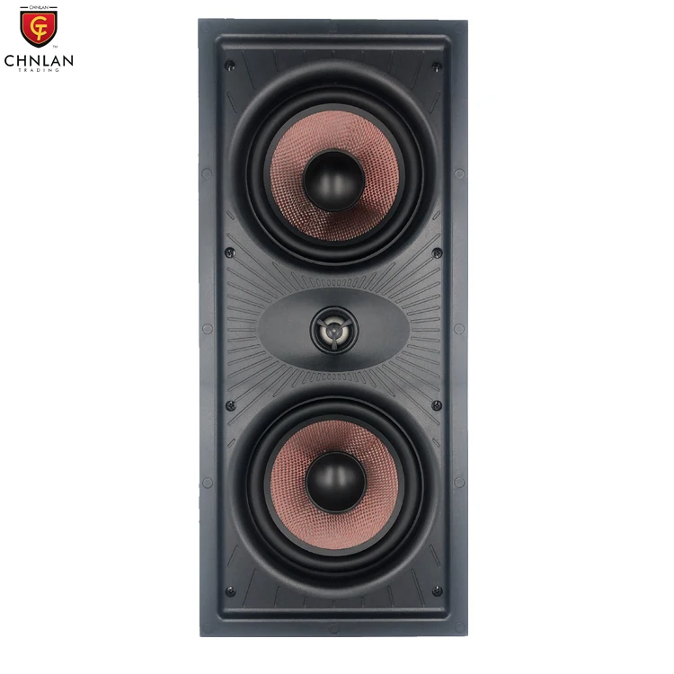 5 1 Домашний объемный звук Бескаркасный бас 6 дюймов кроссовер Hi-Fi архитектурный настенный динамик средняя стена центр 100 Вт