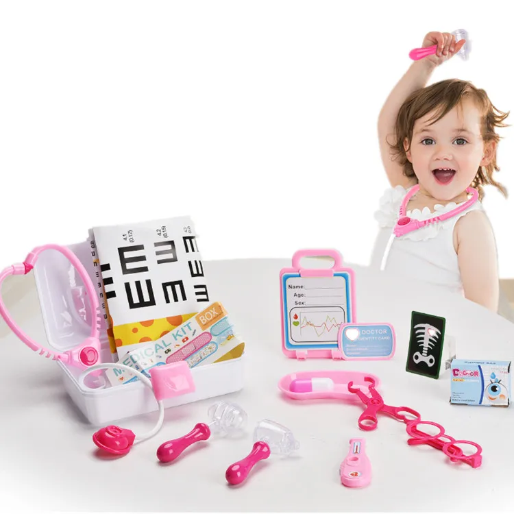 Kids Play House Toy Simulation Doctor Medical  Diagnostic Test Kits Set