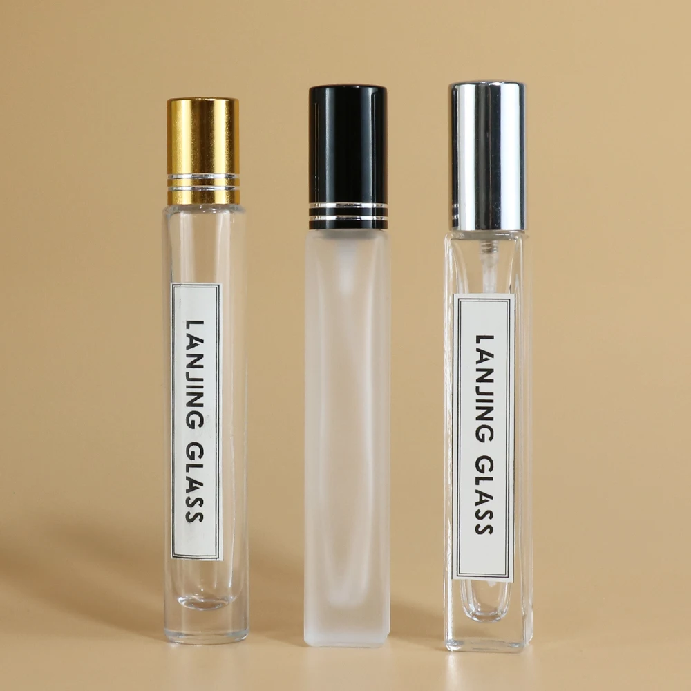 2ml 3ml 5ml 10ml Empty Square Glass Spray perfume bottles