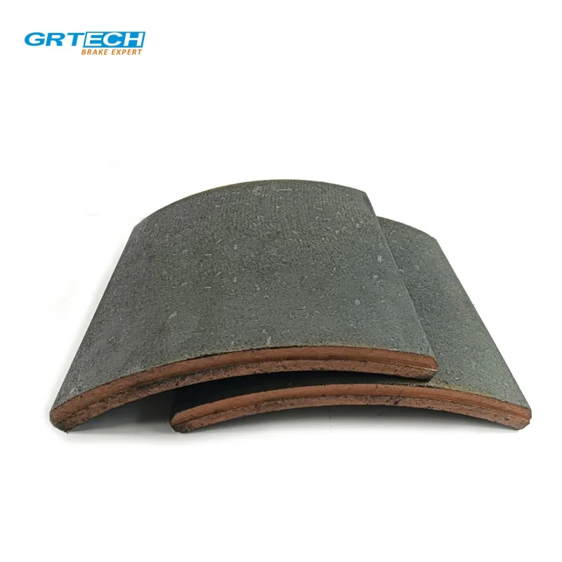 47115-420 ceramic material undrilled rear truck brake linings for Isuzu