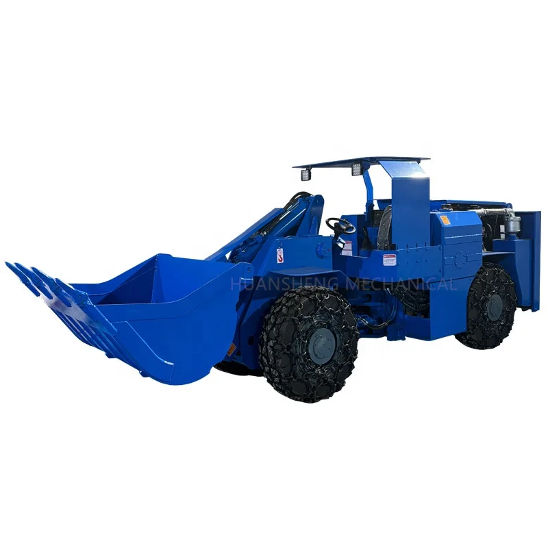 HuanSheng Underground Mining Loader 1 Ton 2 Ton Underground Mining Loader Scooptram Underground Mining Machines Loader
