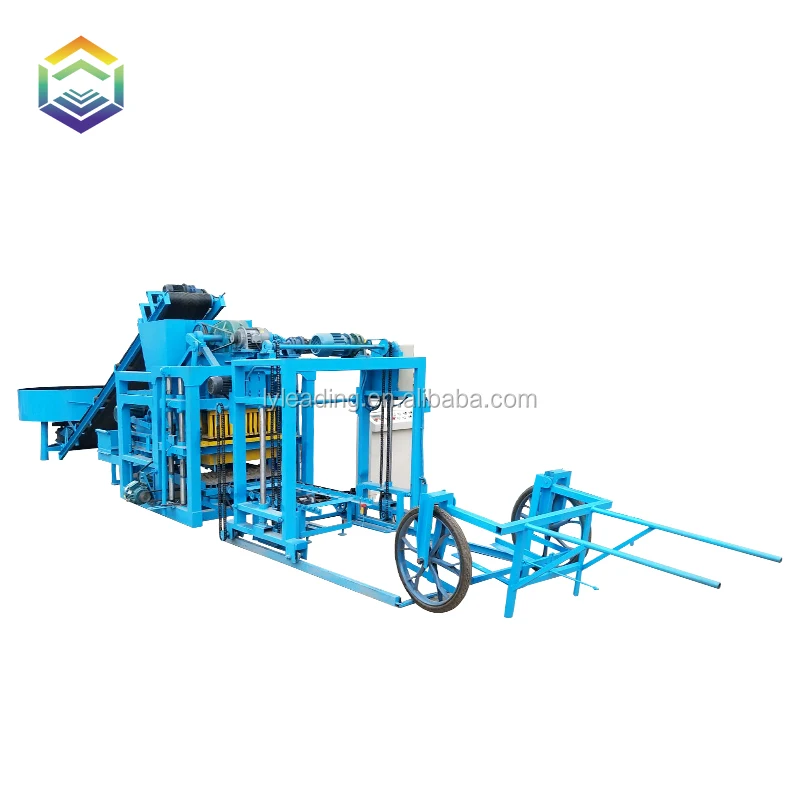 Qtj4-25 Interlocking Concrete Brick Mold Hollow Block Moulds