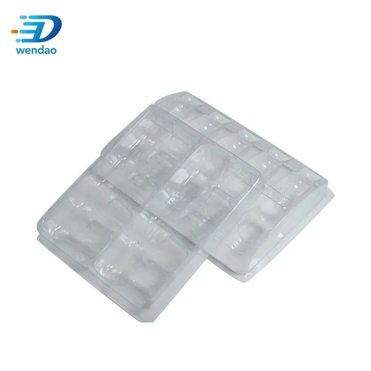 Hot selling 10ml plastic vial Tray Medicine Bottle trapped pharmaceutical Blister Packaging tray