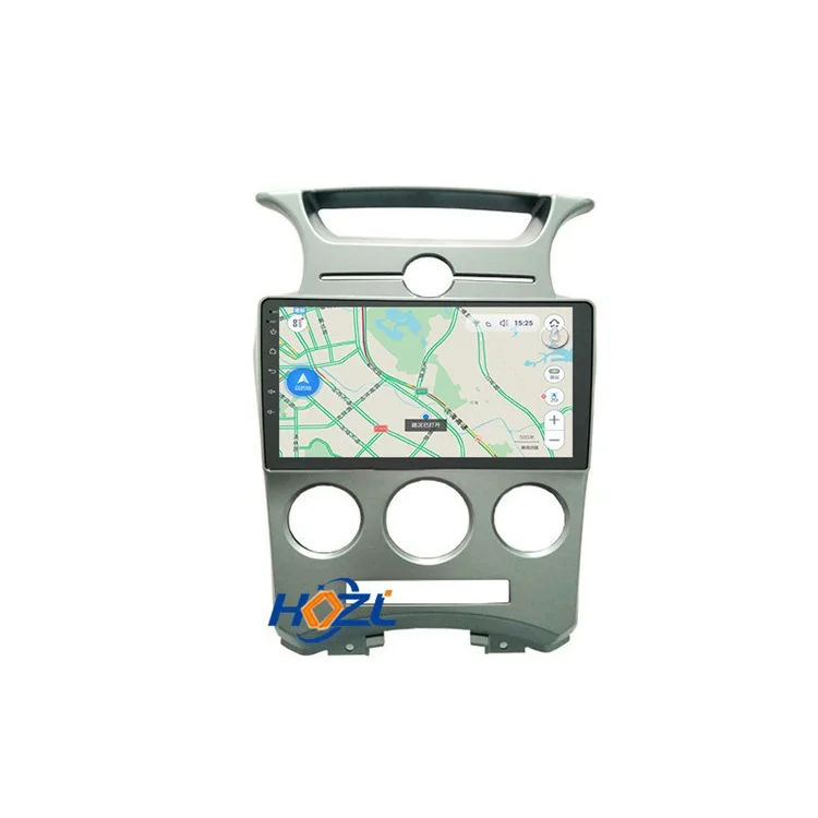 Car radio with gps built-in Wifi multimedia player front camera  Android 10 for KIA Carens 2006 2007 2008 2009 2012  radio play