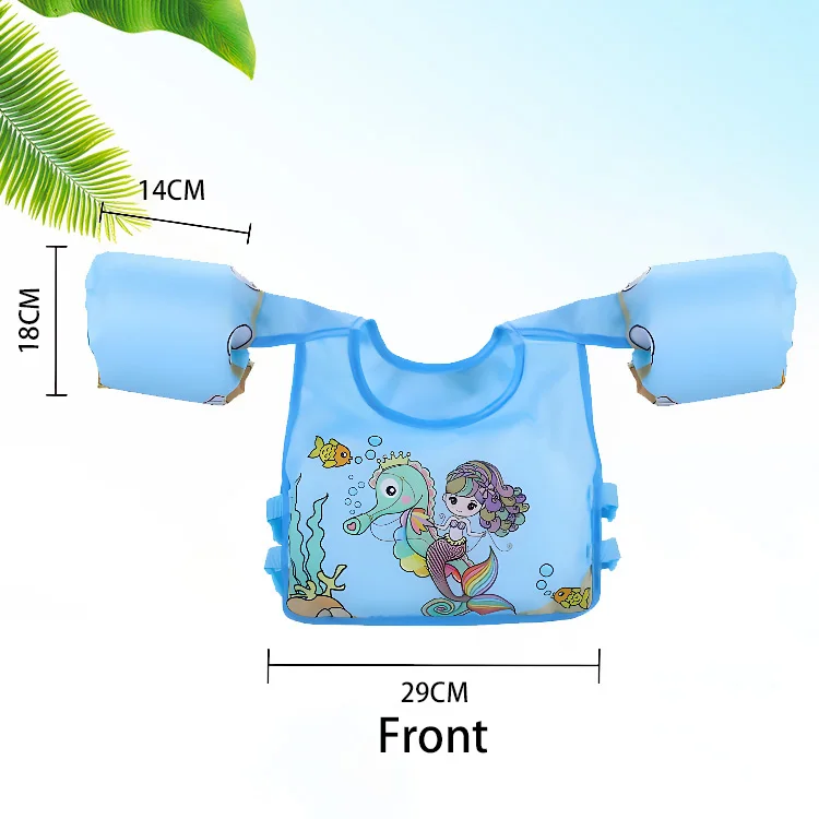 Factory Baby swimming safety Light kids arm life jackets vest