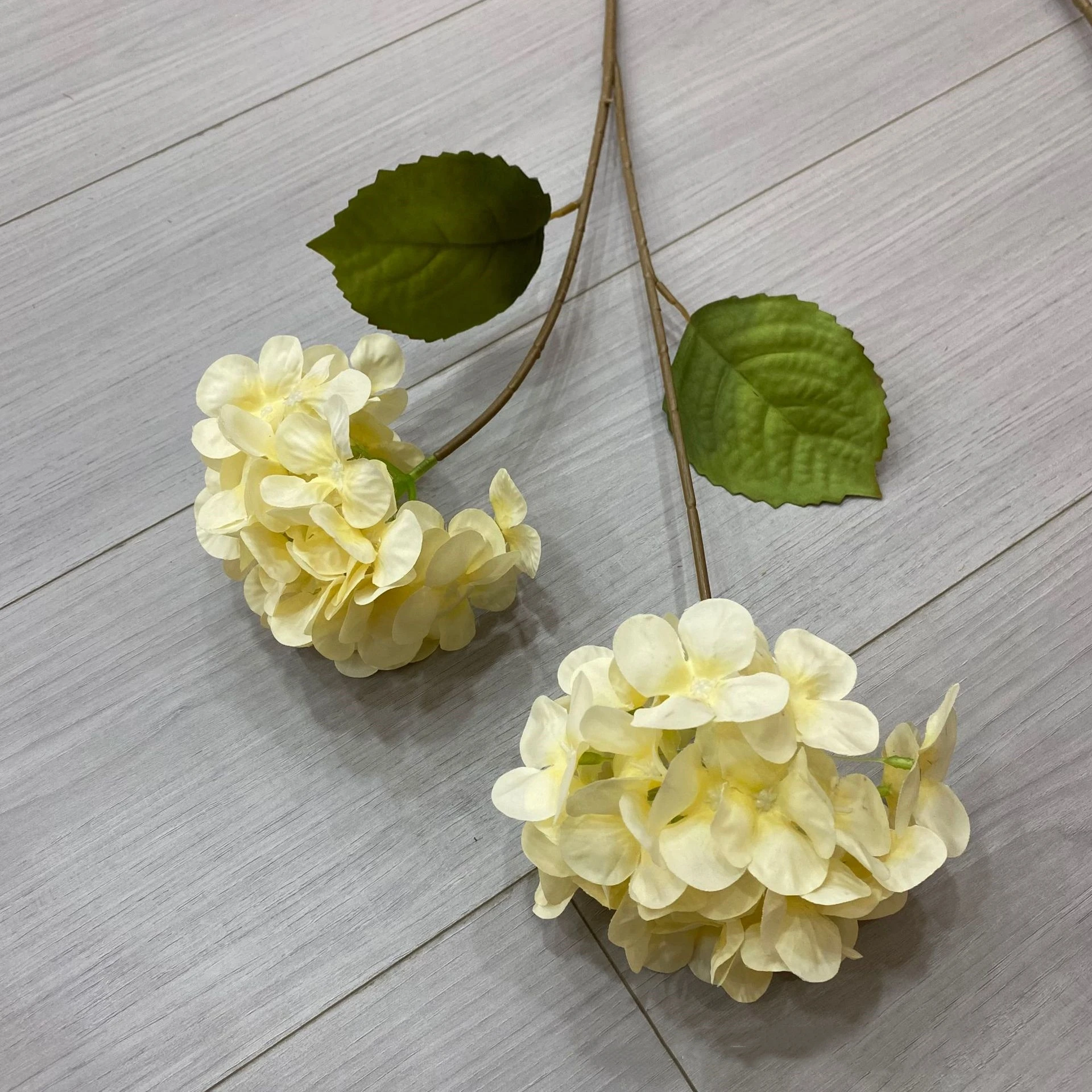 Yopin-2099 Wholesale 2 Heads Large Red Hydrangea Artificial Flower Bushes