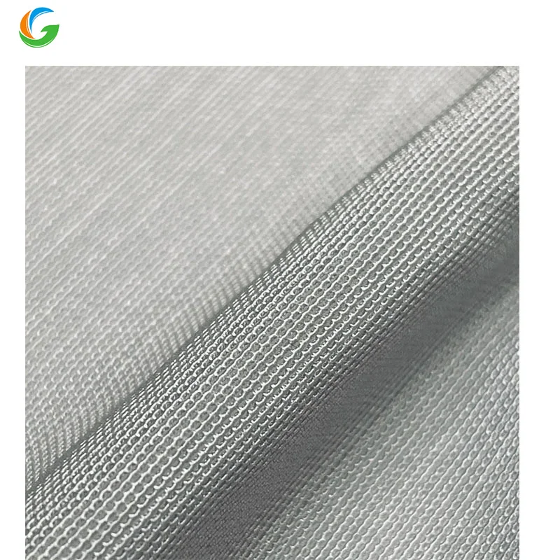 Manufacturing Custom Air Mesh Lining Fabric Sustainable Embroidered Power Hard Net Woven Metal Mesh Fabrics for shoes