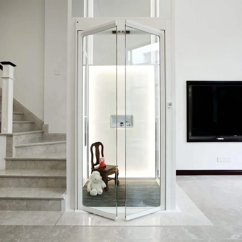 Modern Passenger Elevator for Residential & Hotel Use Safe with Private AC & Hydraulic Drives Floors 2-5 for Villas