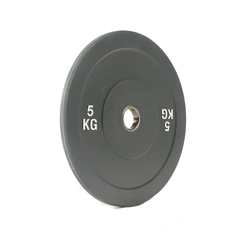 Hot Sale Competition Custom Barbell Cast Iron Calibrated Gym Colored Rubber Weight Plates