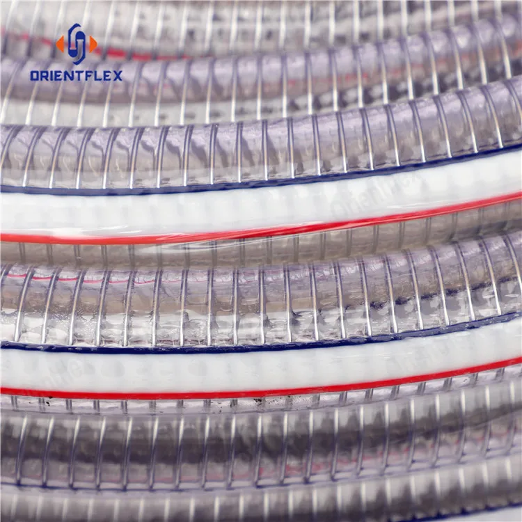 PVC Steel Wire Hose Flexible Transparent Hose In Oilfield