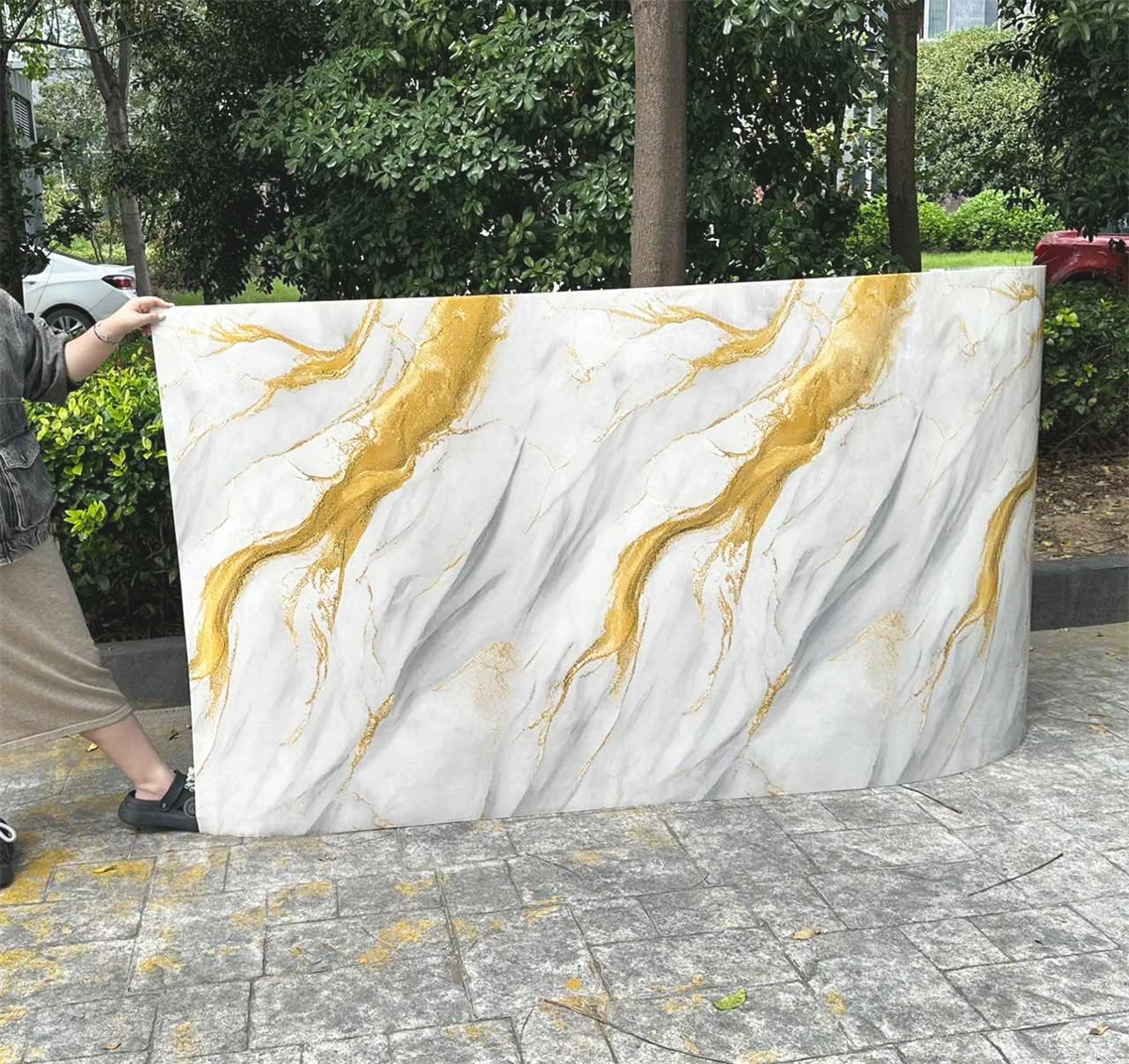 wallpaper manufacturer new arrivals high glossy peel and stick wallpaper luxuery home decor foam Self Adhesive marble sheet