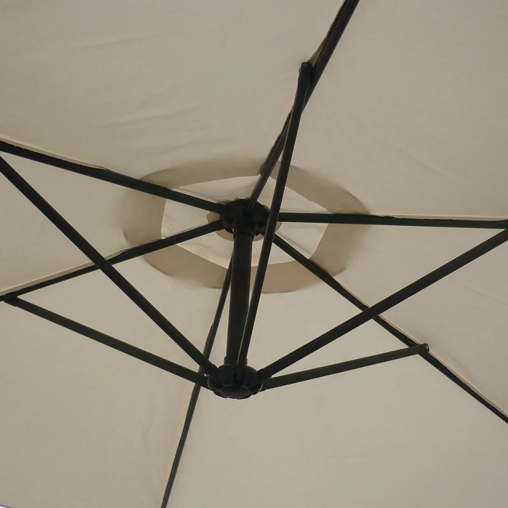 Dia 3M round shape hanging banana parasol outdoor umbrellas