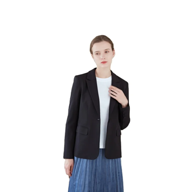 Women Suits Office Women Wear Black Long Sleeve Formal Blazers