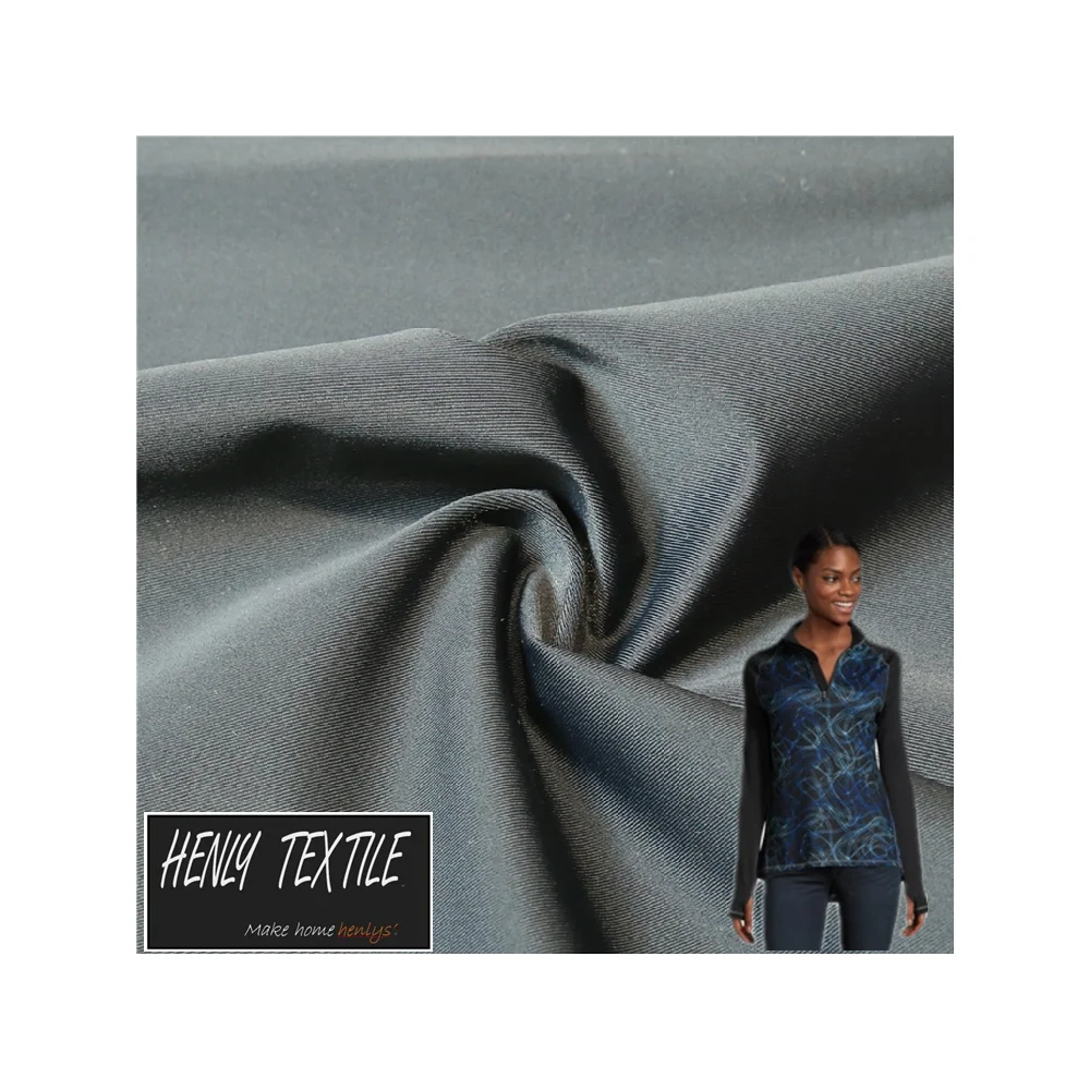 HT208025 78%NYLON 22%SPANDEX 215GSM KNITTED BONDED WITH WR PELLICLE  FABRIC FOR CASUAL CLOTHING