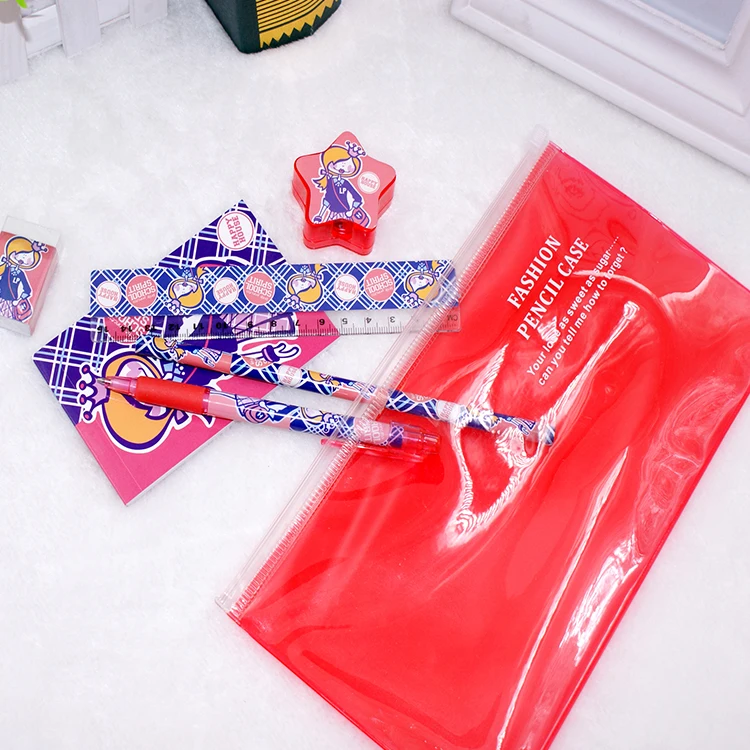 Contains Convenience Notebook And Writing Pen Cute Back School Supplies Art Stationery Set for children