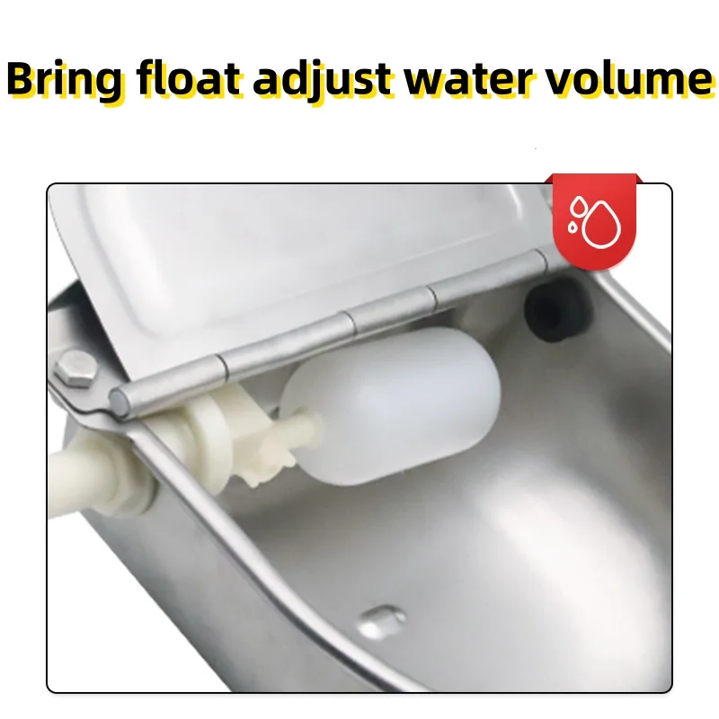 Stainless Float Type Cow Drink Water Bowl Automatic Livestock Drinking Bowl cow water trough