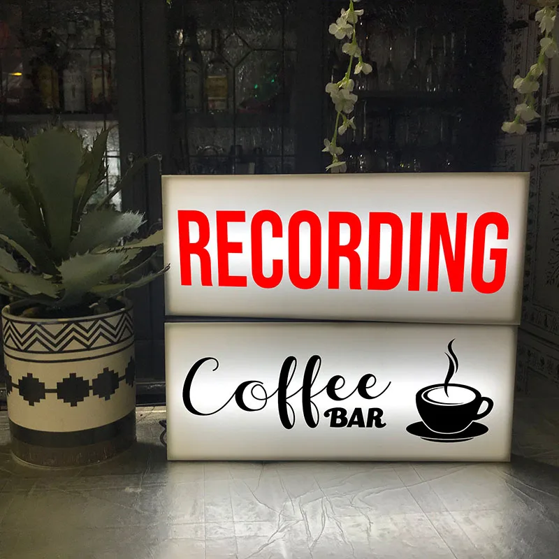 Hot New Product Custom Logo Waterproof Acrylic Rectangle Advertising Sign LED Light Box for Store Wall Decor