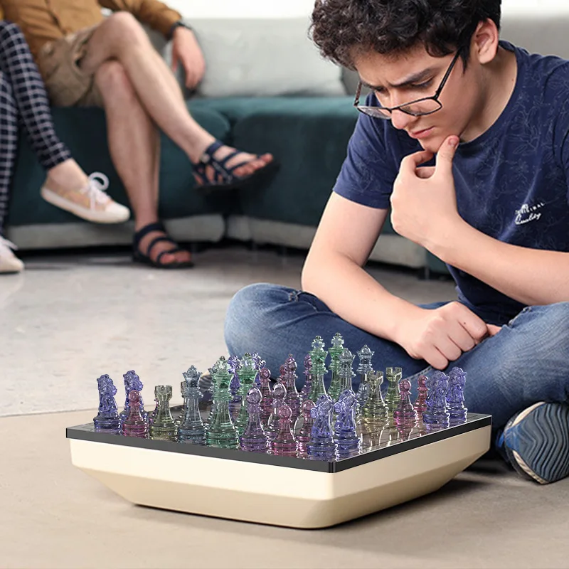 3D Международная силиконовая форма для шахматных фигур ручной работы из эпоксидной смолы поделок «сделай сам» шахматы
