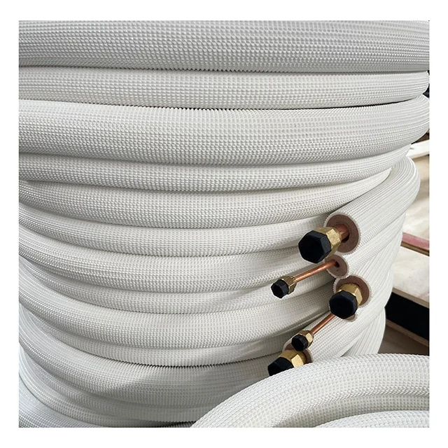 Professional Factory refrigeration spare parts Insulated Copper Pipe Air Conditioning