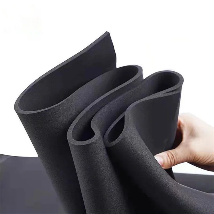 Custom Shapes eva foam mat roll 2mm 4mm 5mm 8mm black sponge sheet eva foam roll