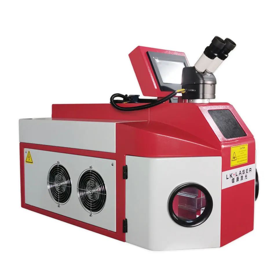 High Precision 200w Jewelry Fiber Laser Welding Machine / Mini Laser Welder For Stainless Steel Gold And Silver Welding