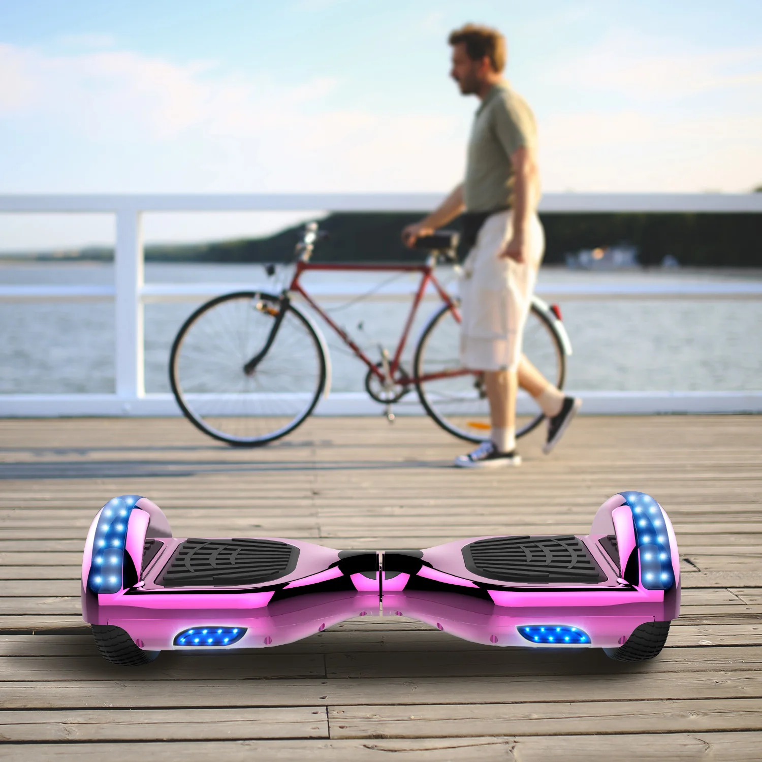 Eu Warehouse Outdoor Standing Big Wheel Electric Hover Board